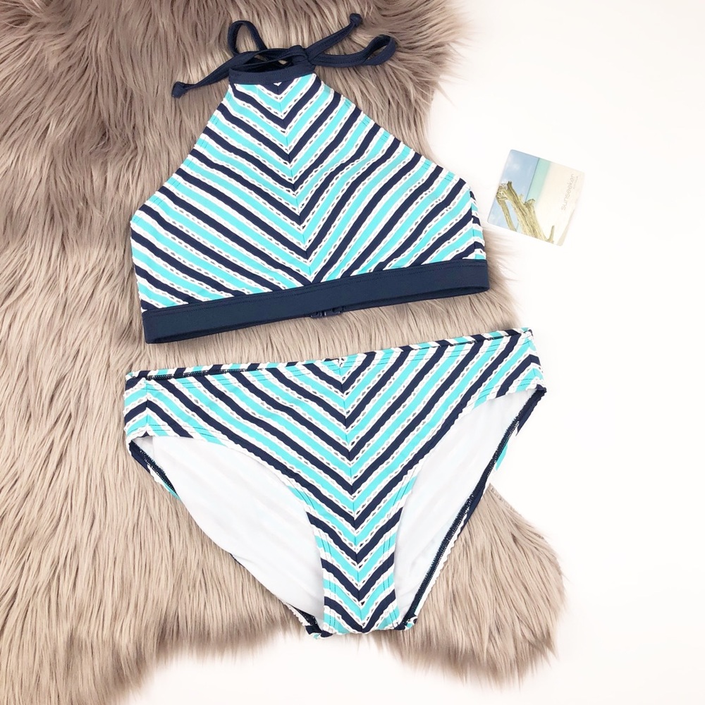 Sold! Sunseeker | Halter Bikini Swimsuit - Picture 1 of 8
